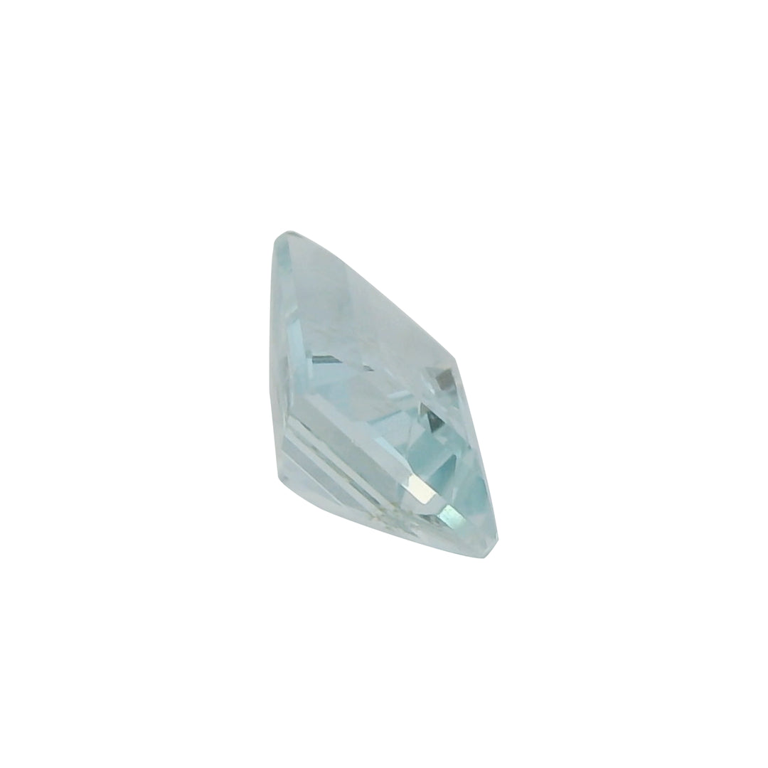 1.87ct Baguette Cut Pastel Greenish Blue Aquamarine