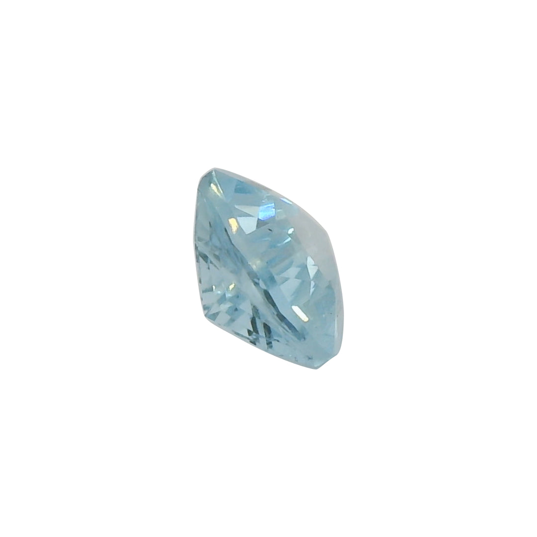 1.43ct Trilliant Cut Vivid Greenish Blue Aquamarine