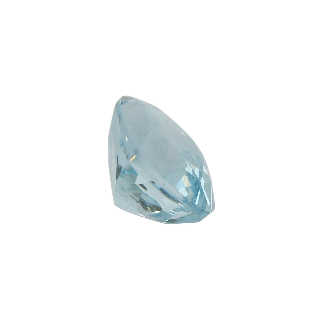 5.43ct Cushion Cut Blue Aquamarine