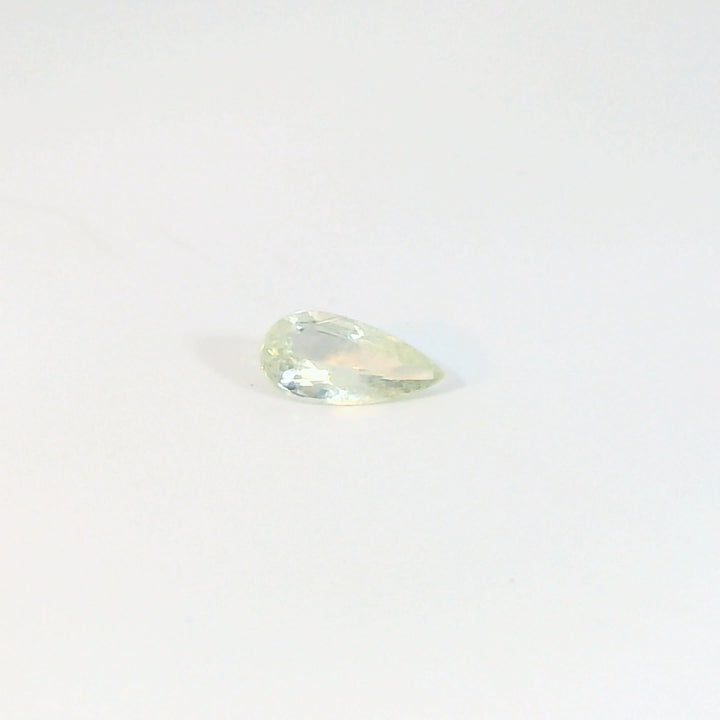 0.30ct Elegant Pear Light Green Sapphire