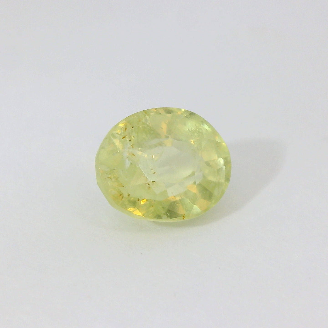 1.759ct Oval Shape Olive Green Sapphire