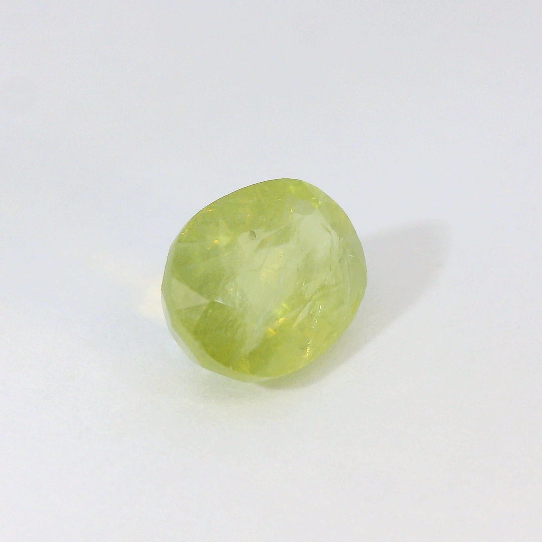 Elegant 1.781ct Oval Shape Olive Green Sapphire