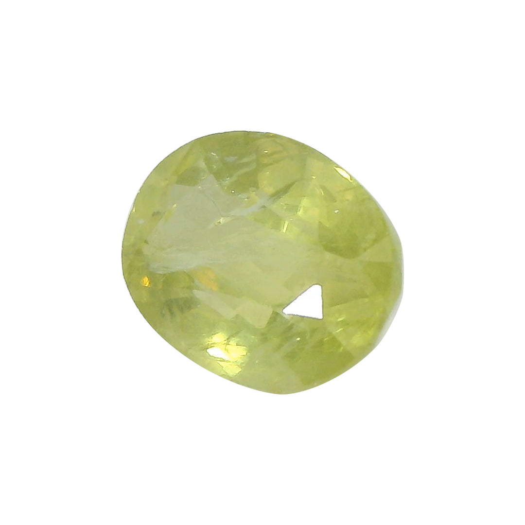 1.781ct Oval Shape Green Sapphire