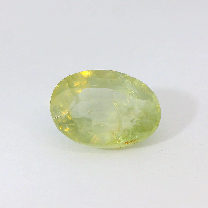 Radiant 2.247ct Oval Shape Olive Green Sapphire