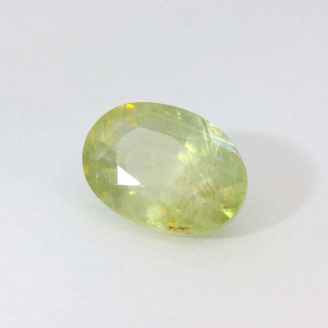 Radiant 2.247ct Oval Shape Olive Green Sapphire