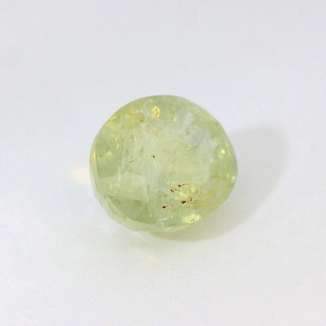 Radiant 3.486ct Light Sage Green Sapphire