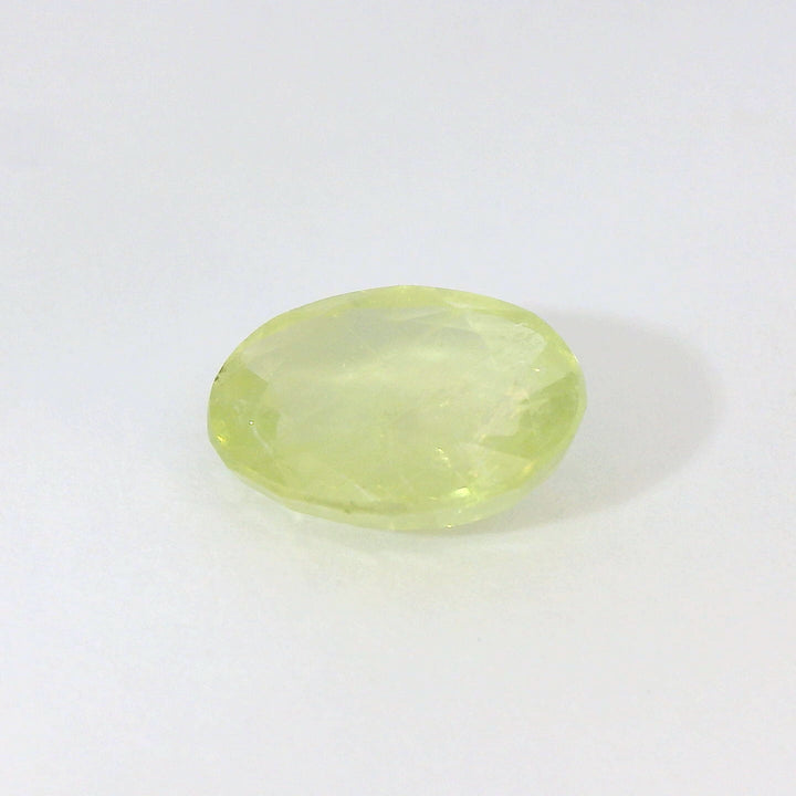 2.996ct Oval Shape Light Green Sapphire