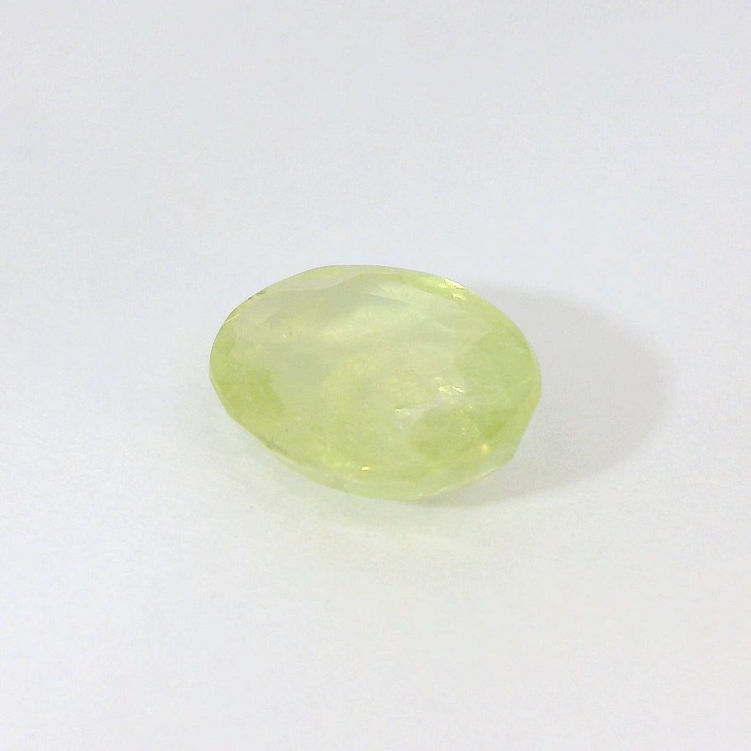 2.996ct Oval Shape Light Green Sapphire