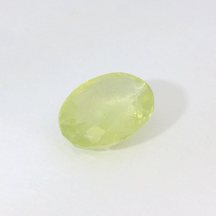 2.996ct Oval Shape Light Green Sapphire