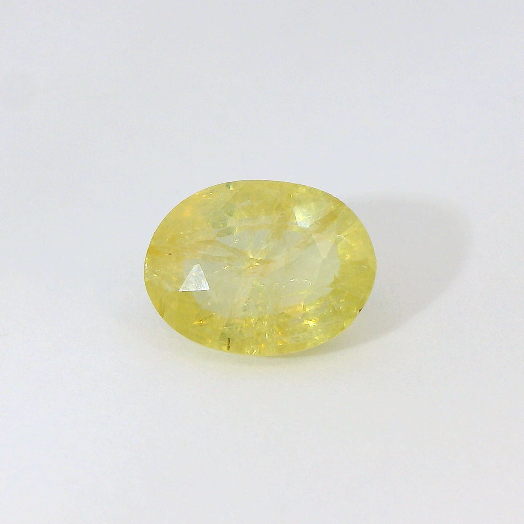 Radiant 3.214ct Oval Shape Yellow Sapphire