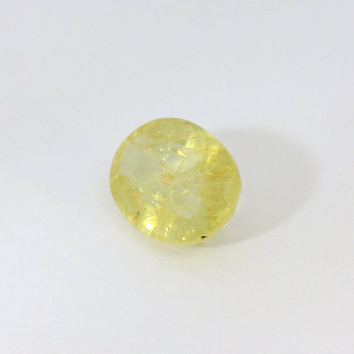 Radiant 3.214ct Oval Shape Yellow Sapphire