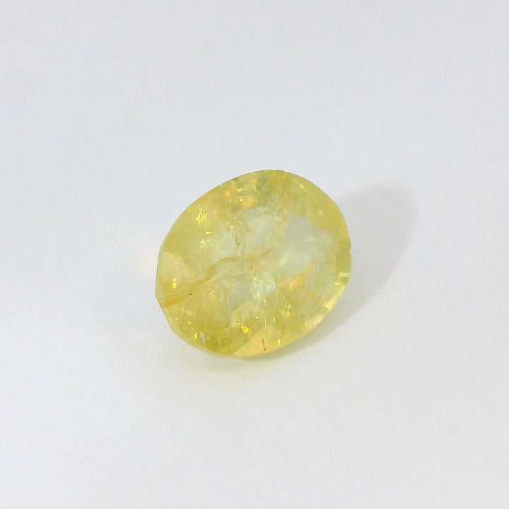 Radiant 3.214ct Oval Shape Yellow Sapphire