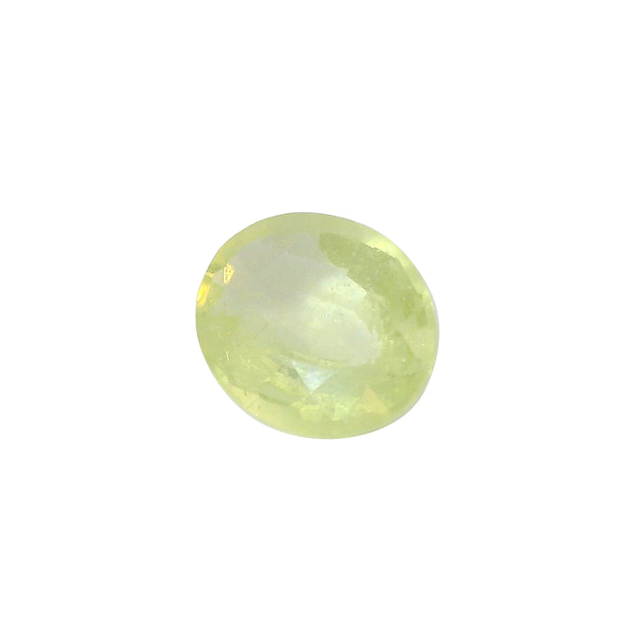 2.435ct Oval Pastel Green Sapphire