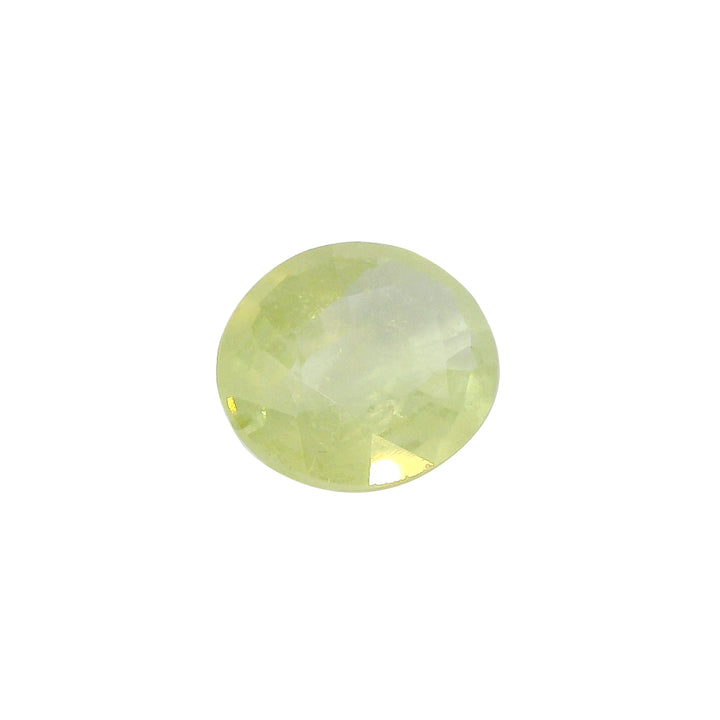 2.435ct Oval Pastel Green Sapphire