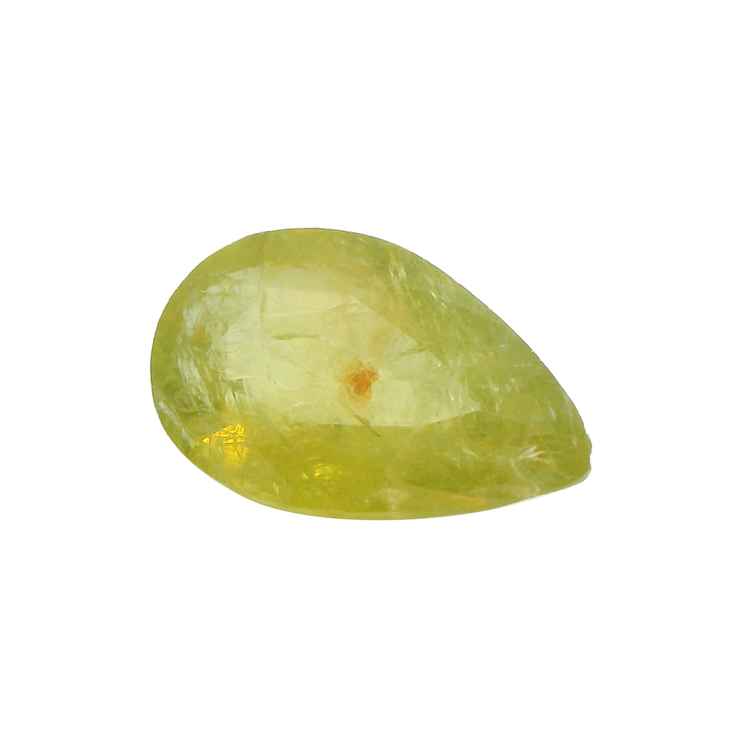 2.09ct Pear Shape Intense Green Sapphire