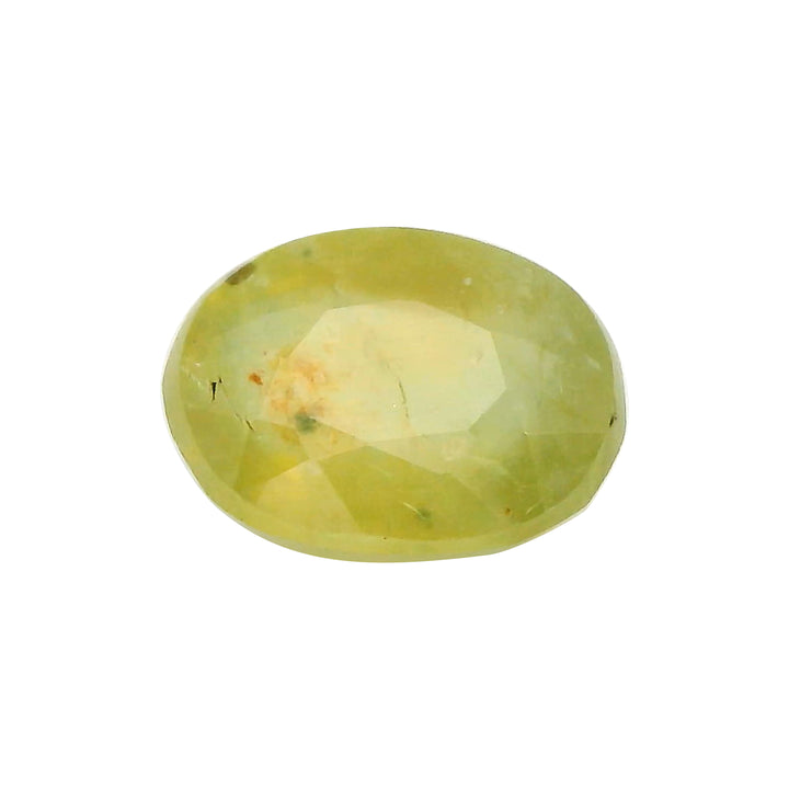 1.06ct Oval Shape Apple Green Sapphire