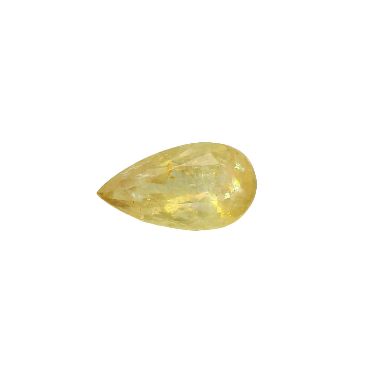 0.84ct Pear Cut Intense Yellow Sapphire