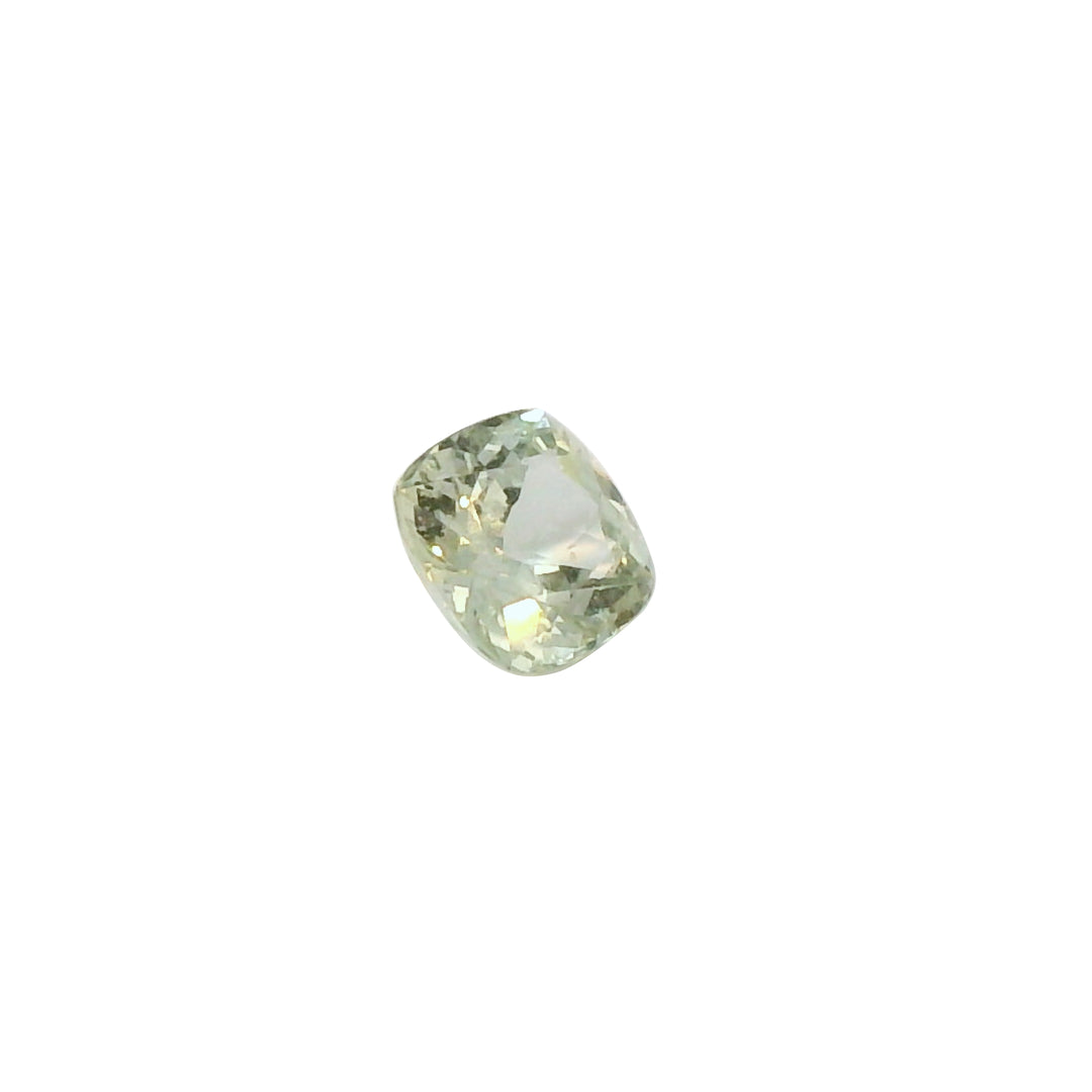 1.03ct Cushion Cut Light Green Sapphire