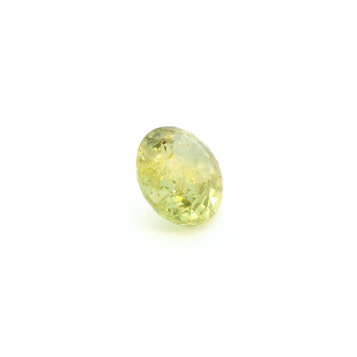 2.65ct Oval Shape Green-Yellow Sapphire