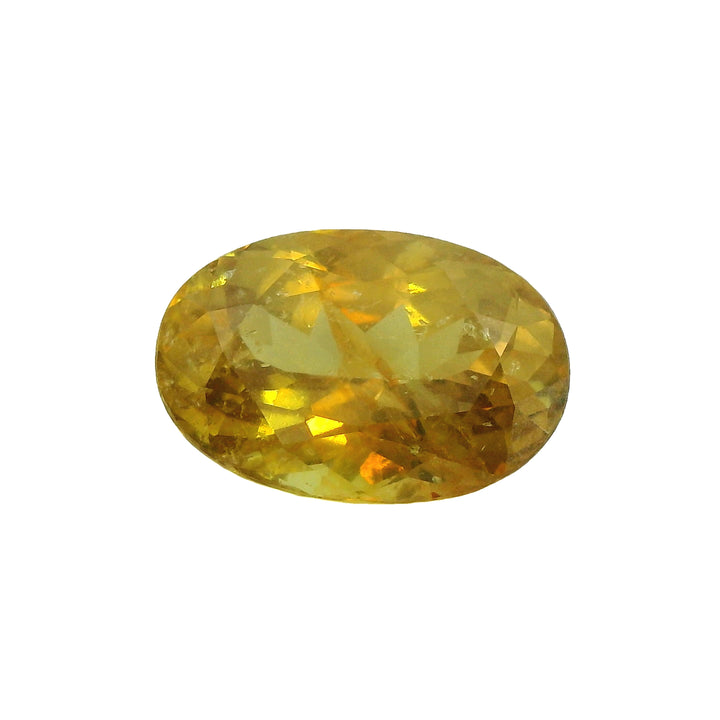 3.12ct Oval Shape Intense Yellow Sapphire