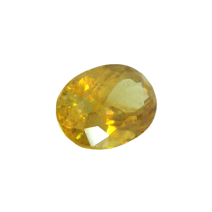 3.12ct Oval Shape Intense Yellow Sapphire