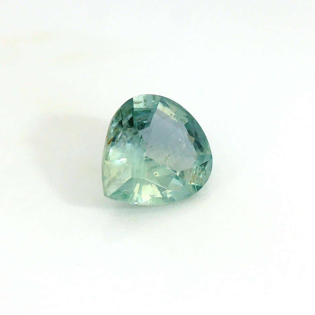 1.40ct Pear Shape Bicolor Green Blue Sapphire