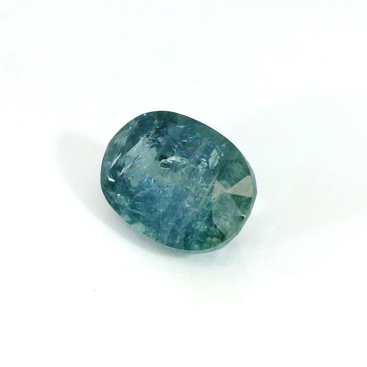 3.75ct Oval Shape Greenish Blue Sapphire