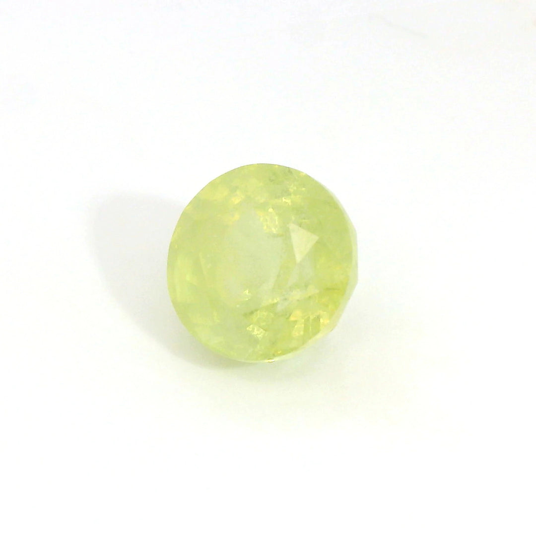 Elegant 2.76ct Pear-Shaped Green-Yellow Sapphire