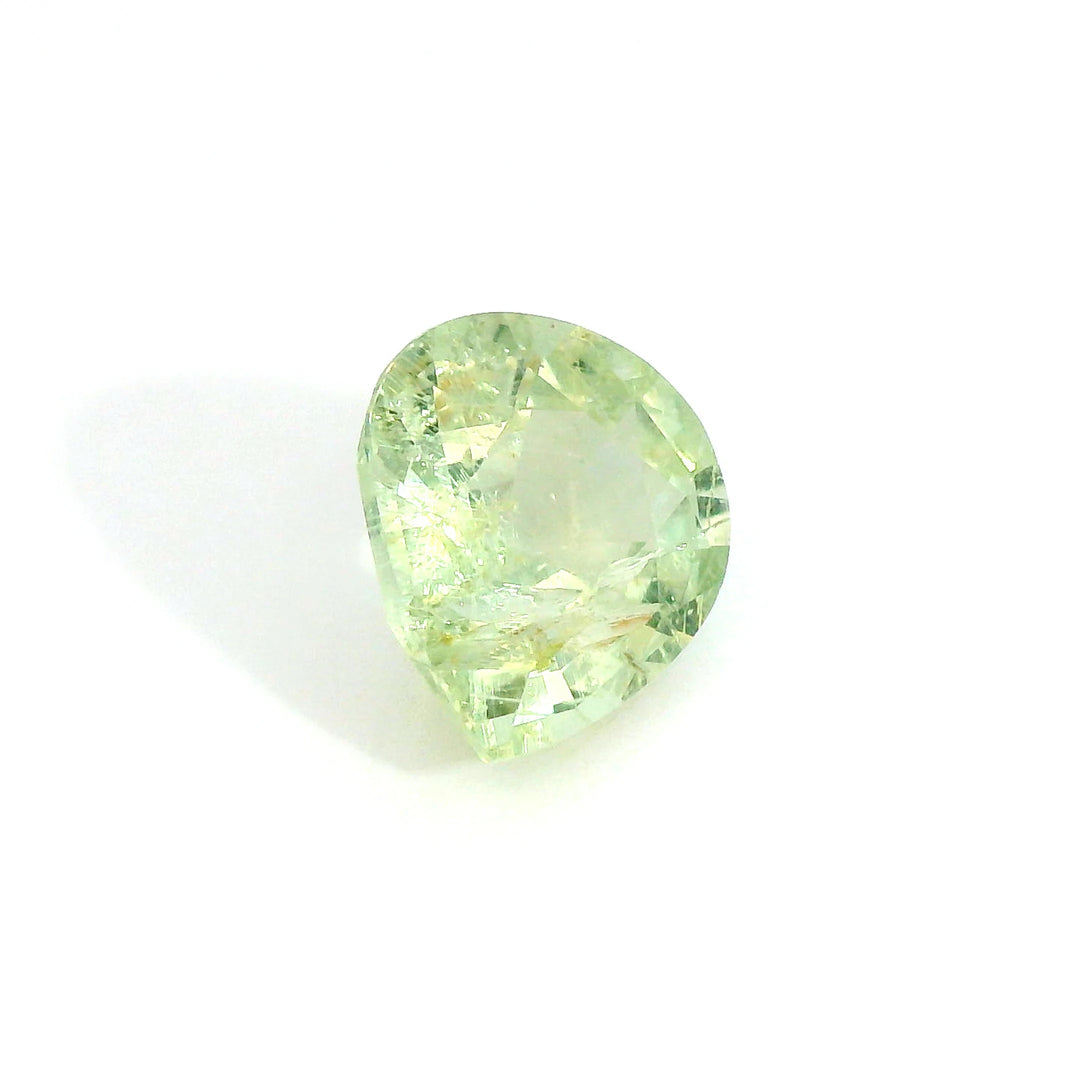 Elegant 2.50ct Pear-Cut Light Green-Yellow Sapphire