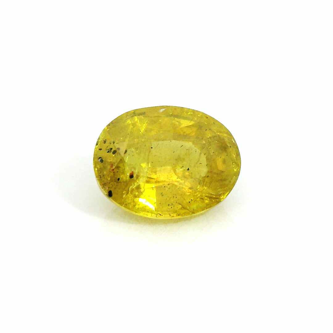 1.37ct Oval Shape Bright Yellow Sapphire