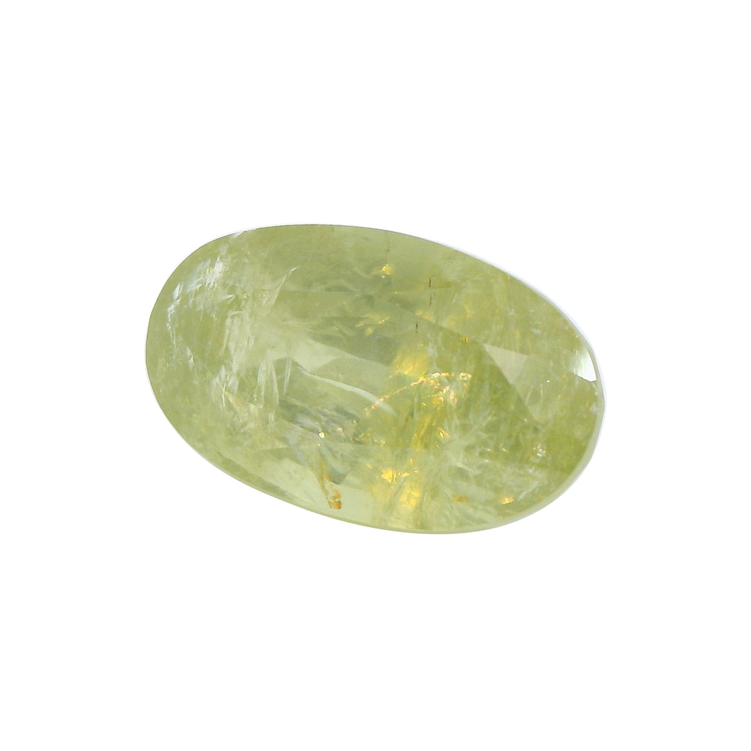 6.43ct Oval Shape Intense Green Sapphire