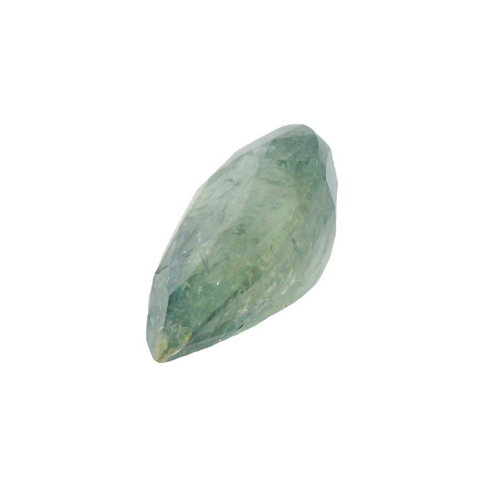 3.15ct Pear Cut Pine Green Sapphire