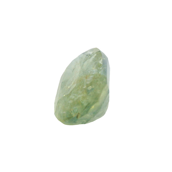 3.31 Oval Shape Leaf Green Sapphire