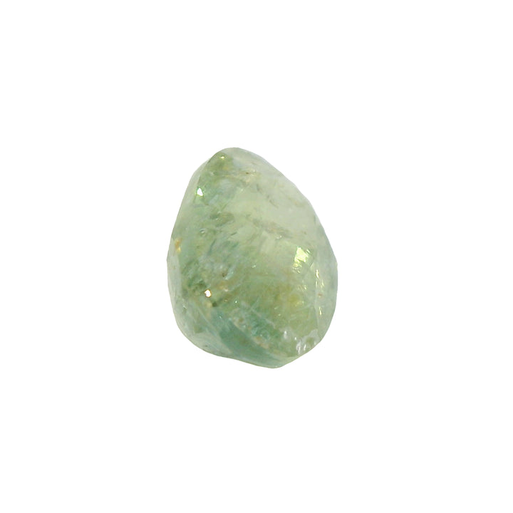 3.31 Oval Shape Leaf Green Sapphire