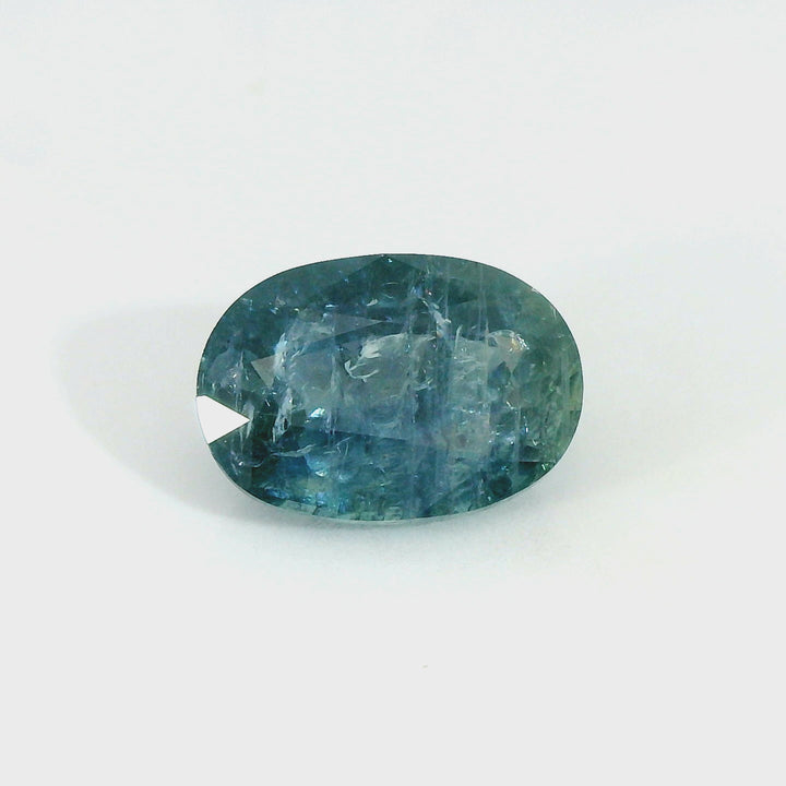 3.75ct Oval Shape Greenish Blue Sapphire