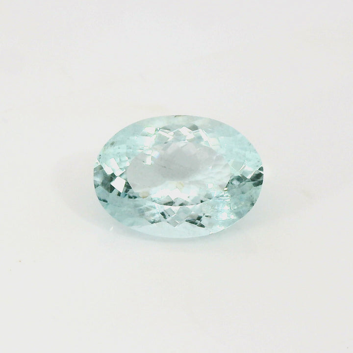 11.51ct Oval Light Blue Aquamarine