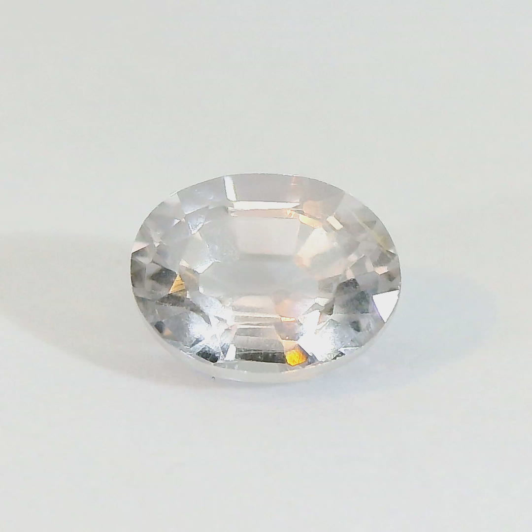 0.81ct Oval Shape Colorless Spinel