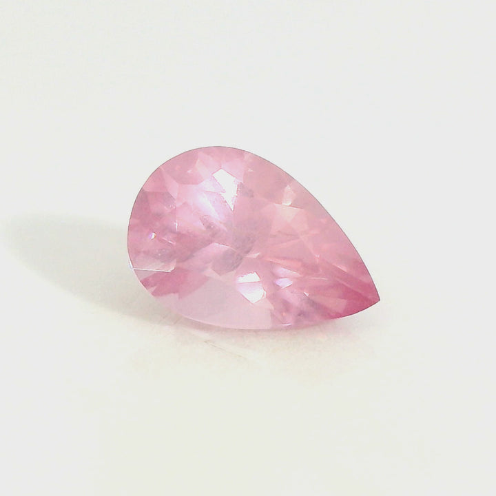 Exquisite 0.61ct Pear Shape Light Rose Pink Spinel