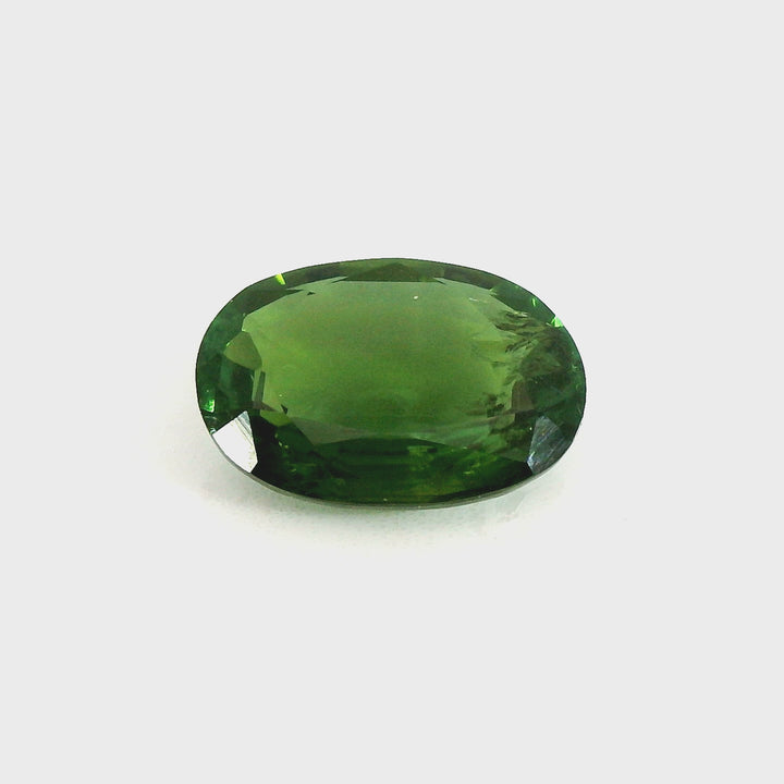 Gorgeous 2.90ct Oval Forest Green Tourmaline