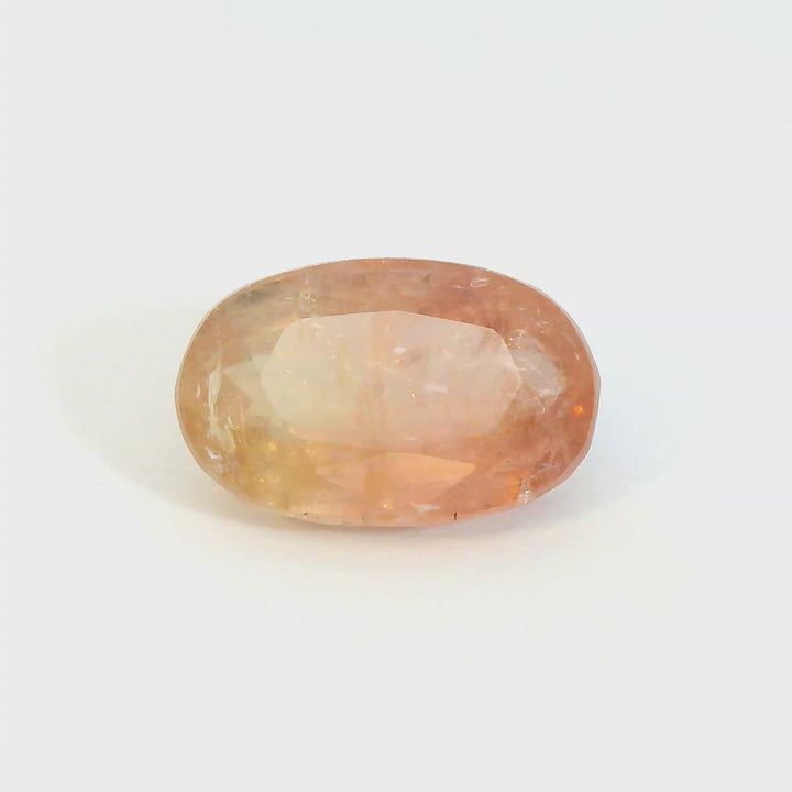 Elegant 5.064ct Oval Padparadsha Sapphire