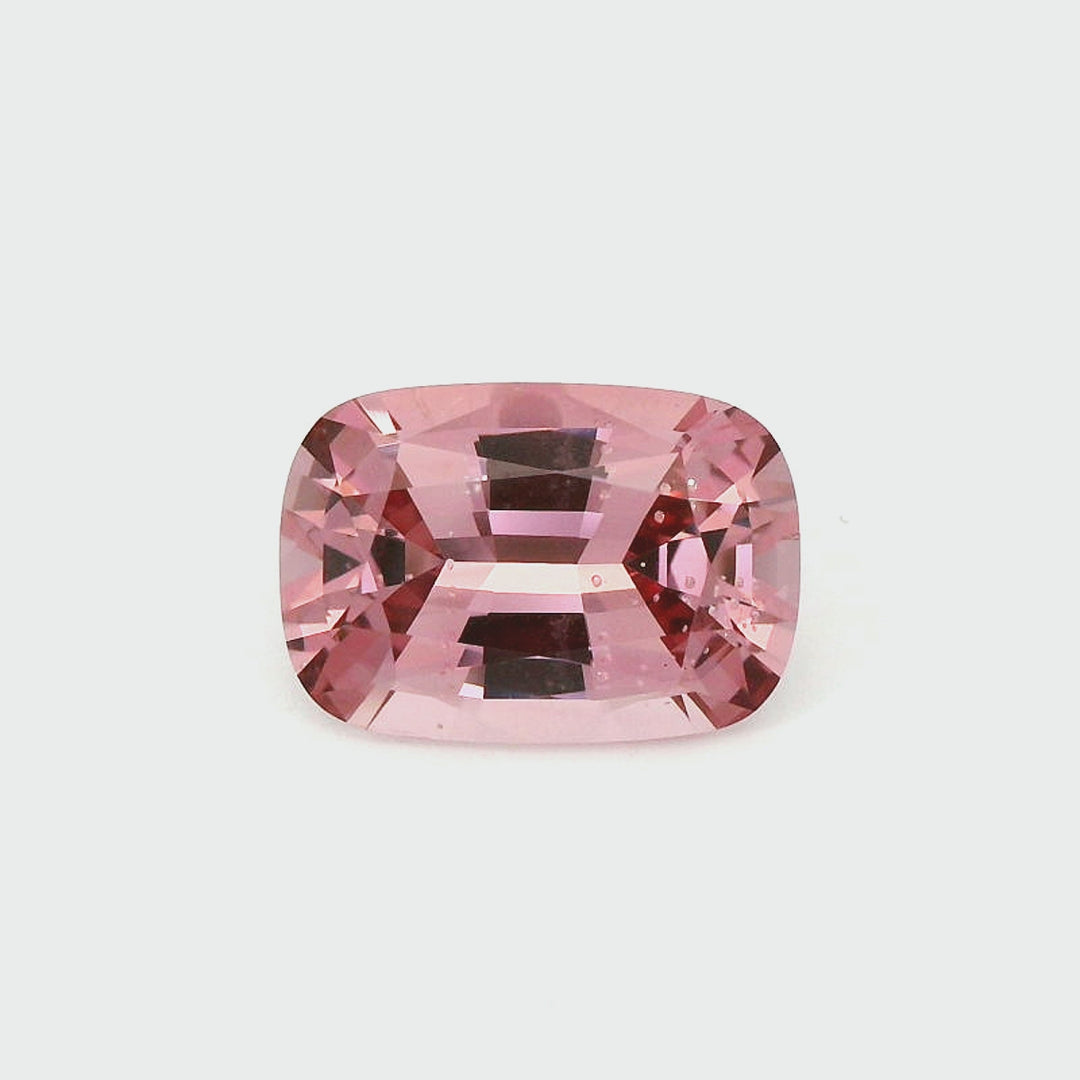 4.40ct Cushion Cut Orangy-Pink Spinel