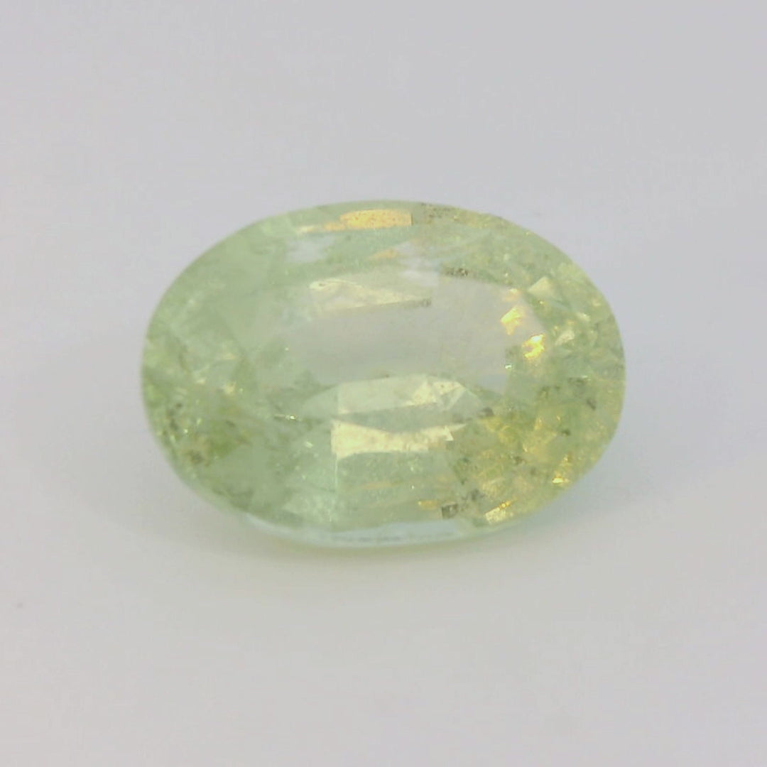 5.21ct Oval Shape Light Green Malawi Sapphire