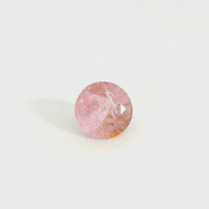 0.438ct Round Cut Vintage Rose Pink Spinel