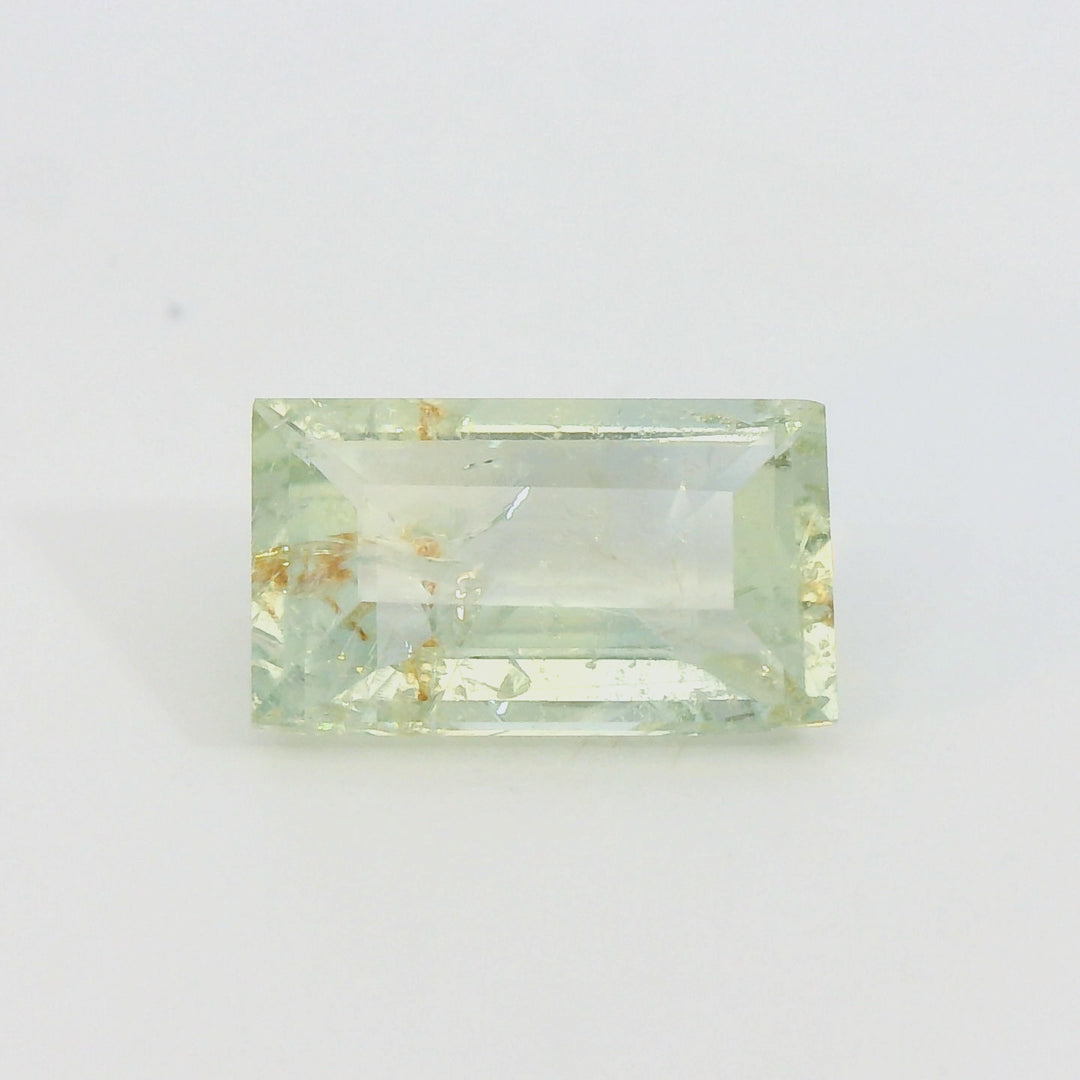 2.16ct Baguette Cut Light Green Sapphire