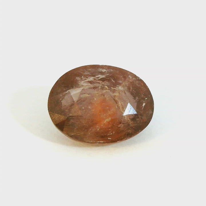 Elegant 2.045ct Oval Brown Sapphire