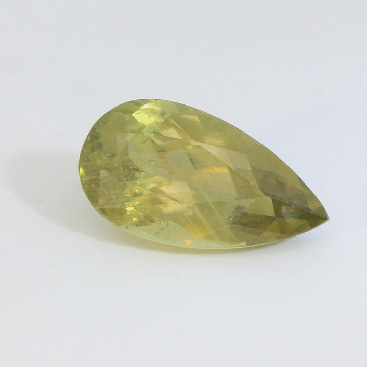 2.75ct Pear Shape Brownish Yellow Sapphire