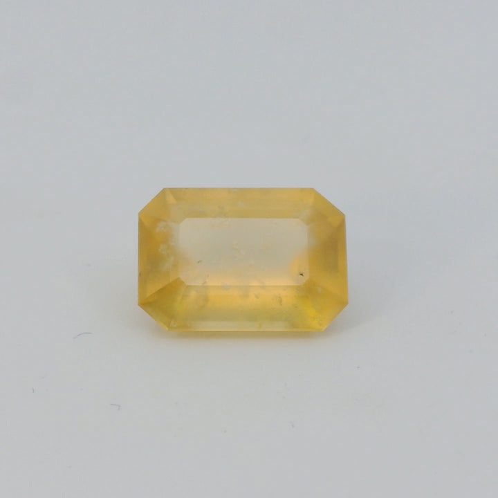 3.30ct Emerald Cut Intense Yellow Sapphire