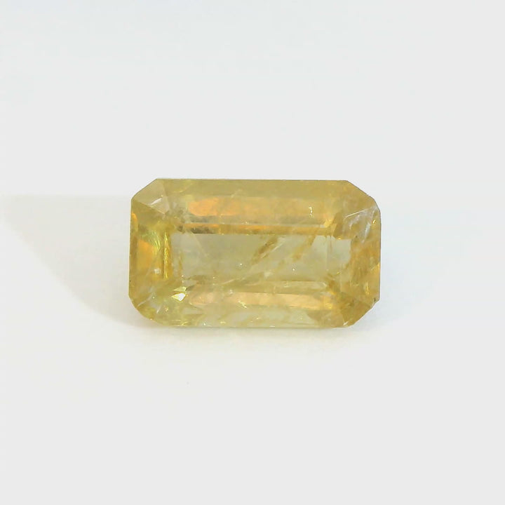 Radiant 2.528ct Pale Yellow Sapphire