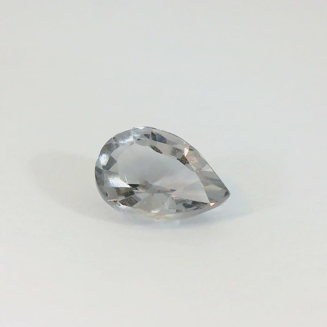 0.60ct Pear Shape Steel Grey Spinel