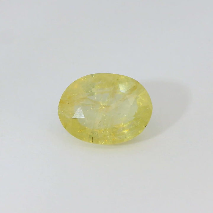 Radiant 3.214ct Oval Shape Yellow Sapphire